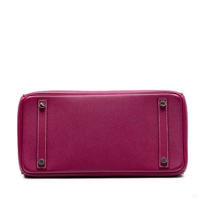 Second hand Hermes Birkin 30 Epsom Candy Leather Top - Handle Bag Tosca - Tabita Bags