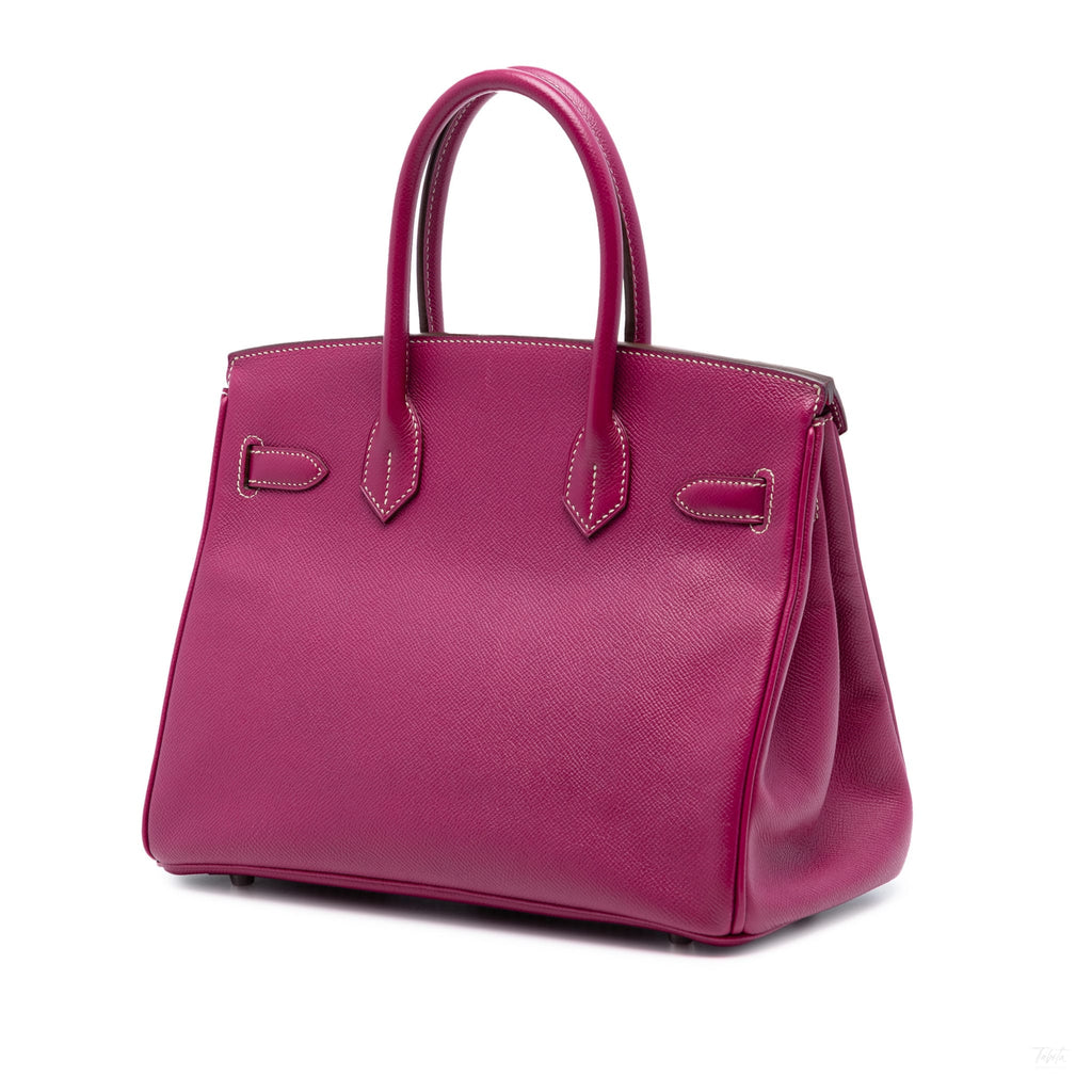 Second hand Hermes Birkin 30 Epsom Candy Leather Top - Handle Bag Tosca - Tabita Bags
