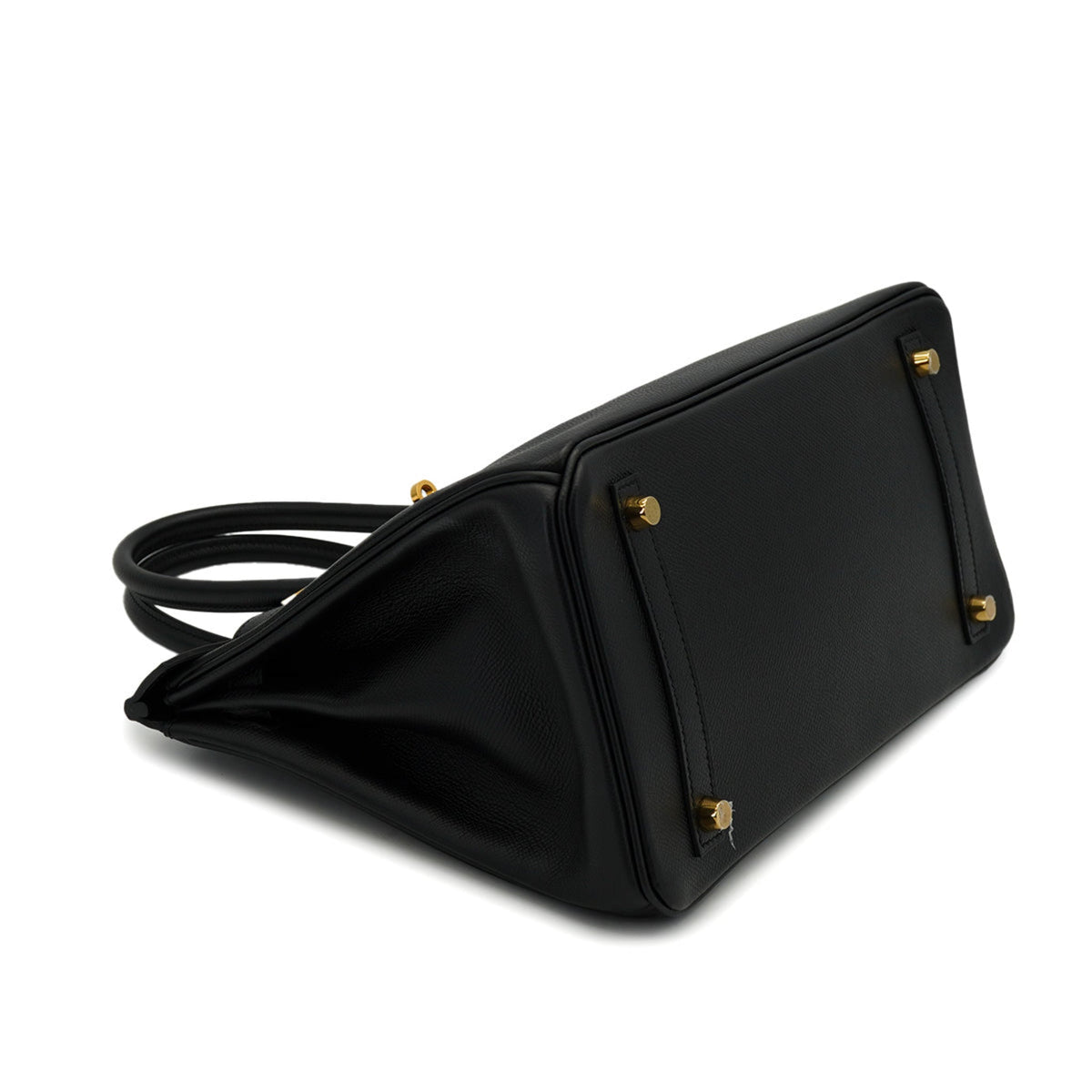 Second hand Hermes Birkin 30 Epsom Leather Top-handle Bag Black - Tabita Bags