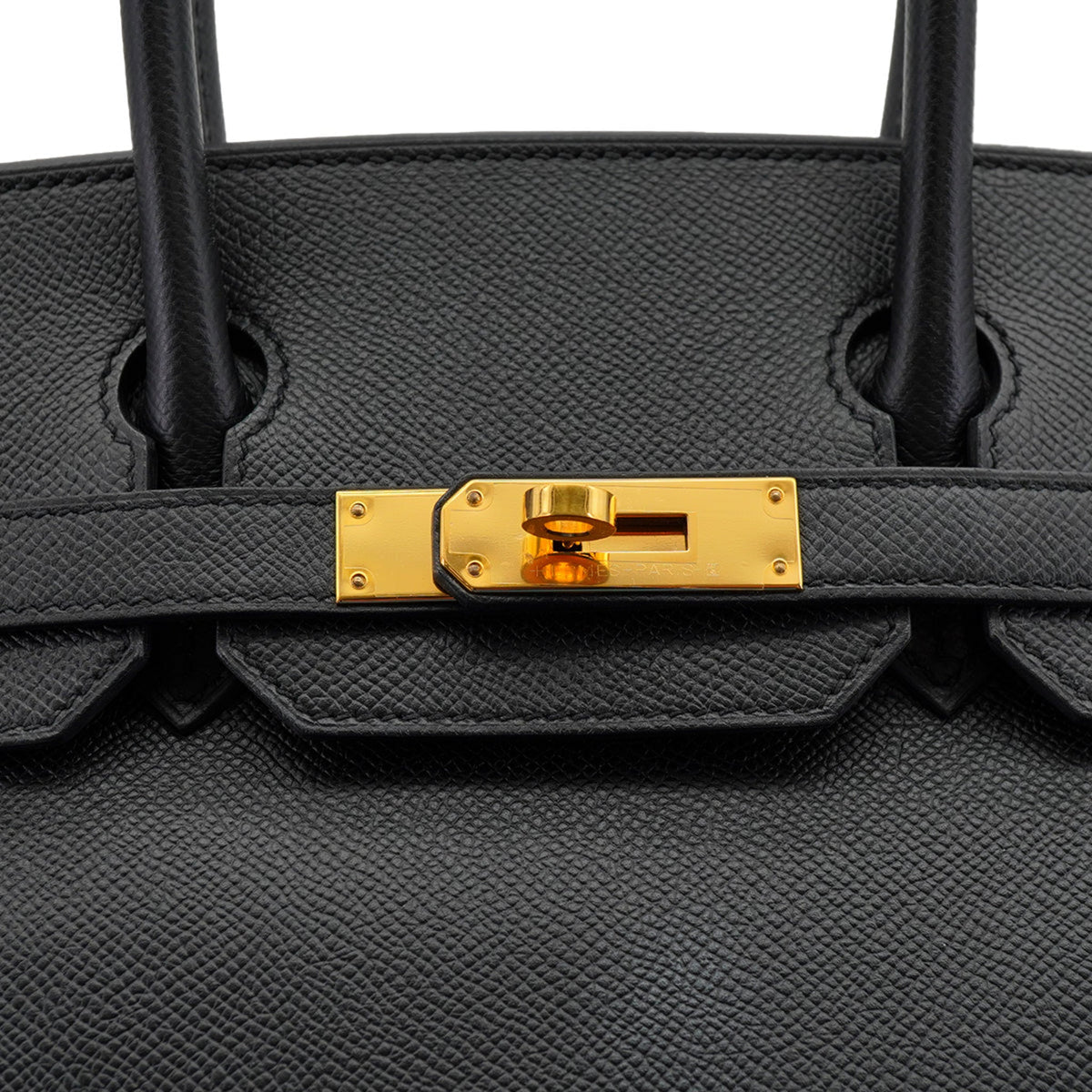 Second hand Hermes Birkin 30 Epsom Leather Top-handle Bag Black - Tabita Bags