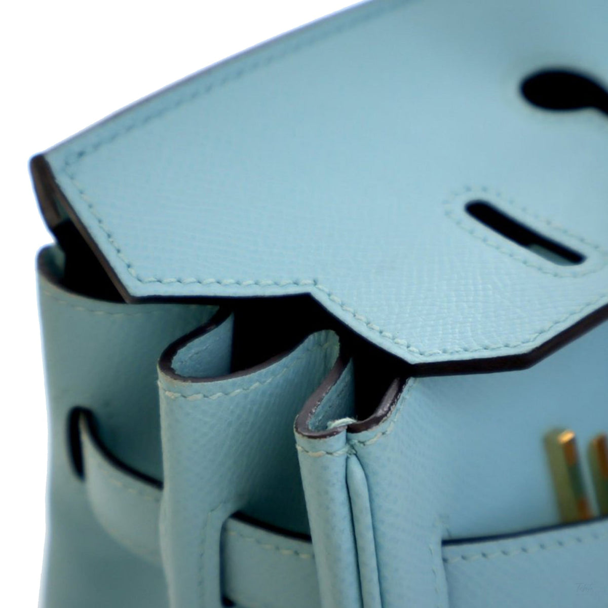 Second hand Hermes Birkin 30 Epsom Leather Top - handle Bag Bleu Atoll - Tabita Bags