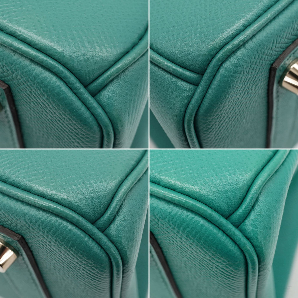 Second hand Hermes Birkin 30 Epsom Leather Top-handle Bag Blue Paon - Tabita Bags