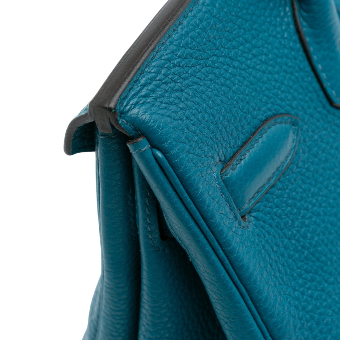 Second hand Hermes Birkin 30 Togo Leather Top - handle Bag Cobalt - Tabita Bags