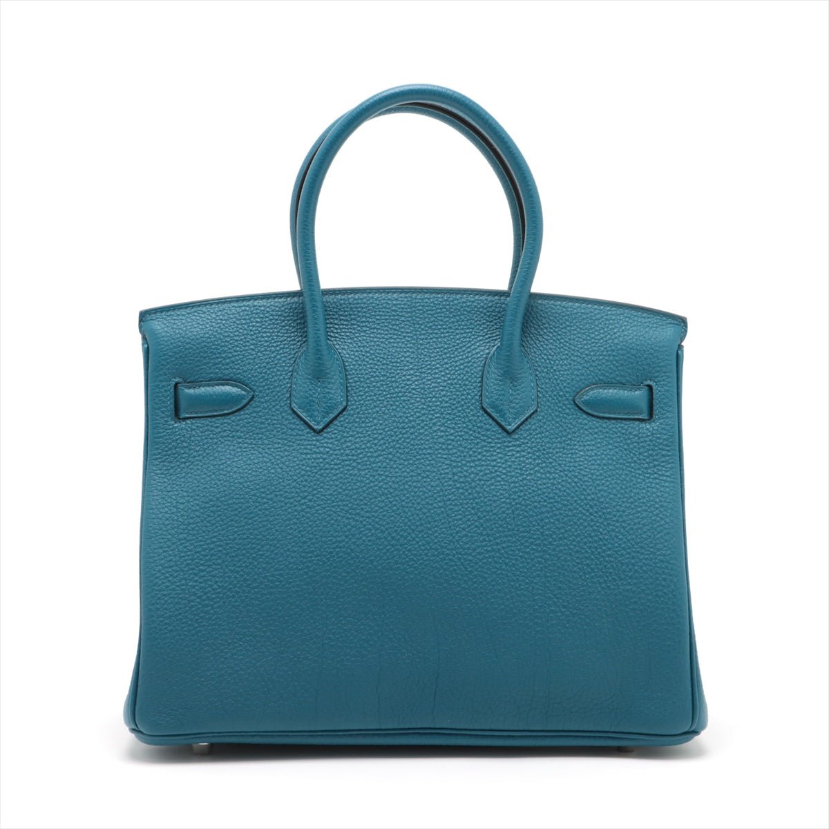 Second hand Hermes Birkin 30 Togo Leather Top-handle Bag Cobalt - Tabita Bags