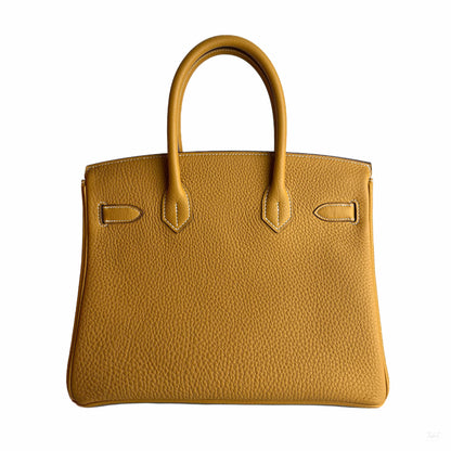 Second hand Hermes Birkin 30 Togo Leather Top - Handle Bag Natural Sable - Tabita Bags