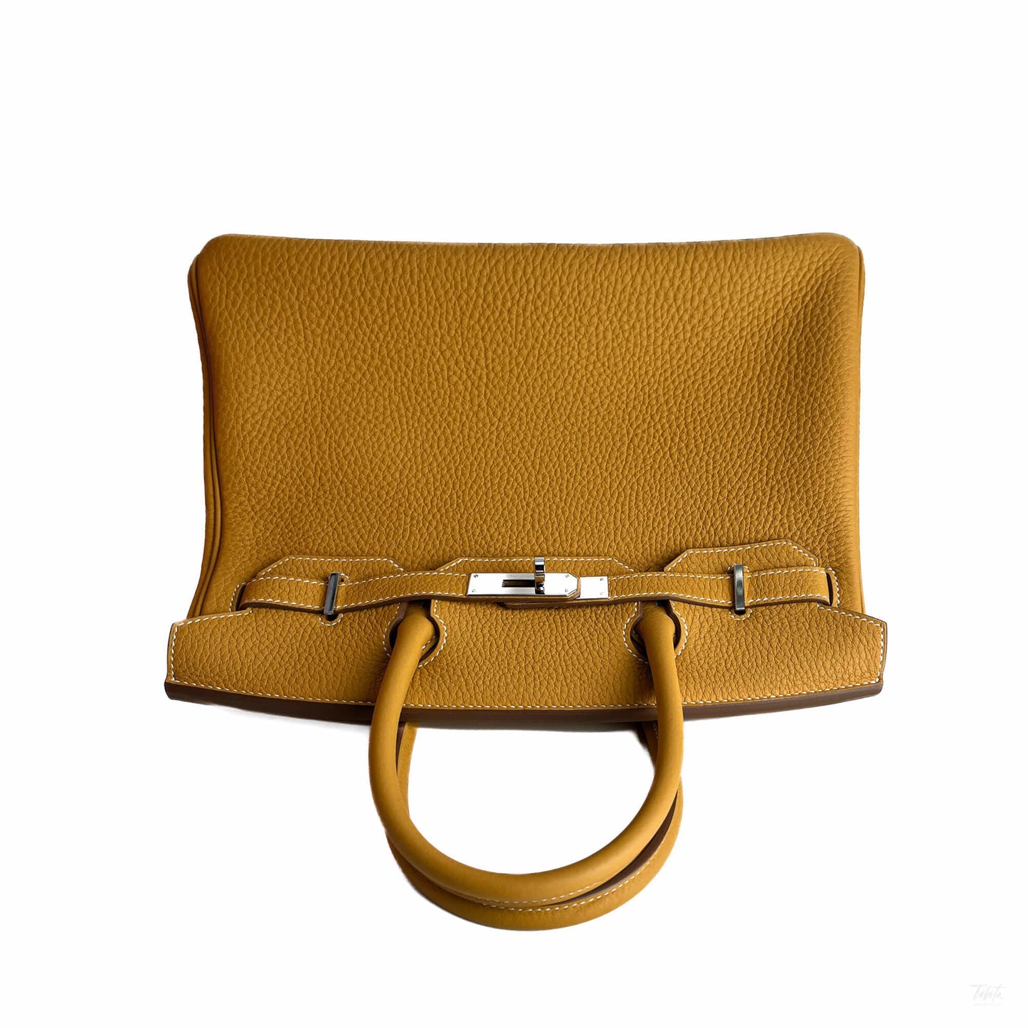 Second hand Hermes Birkin 30 Togo Leather Top - Handle Bag Natural Sable - Tabita Bags