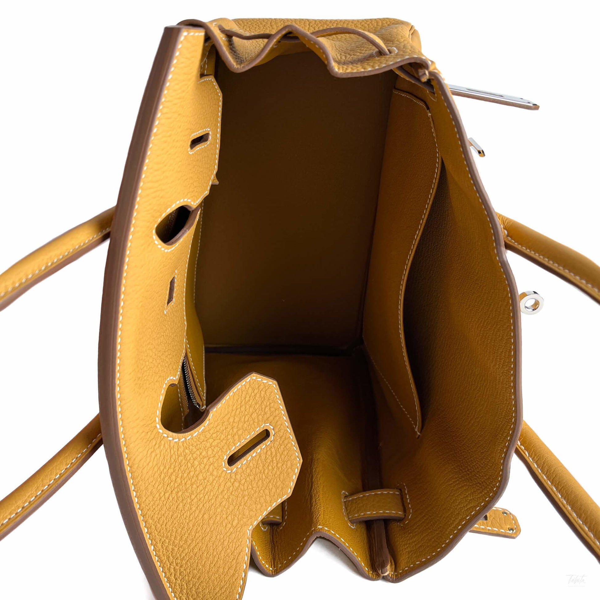 Second hand Hermes Birkin 30 Togo Leather Top - Handle Bag Natural Sable - Tabita Bags