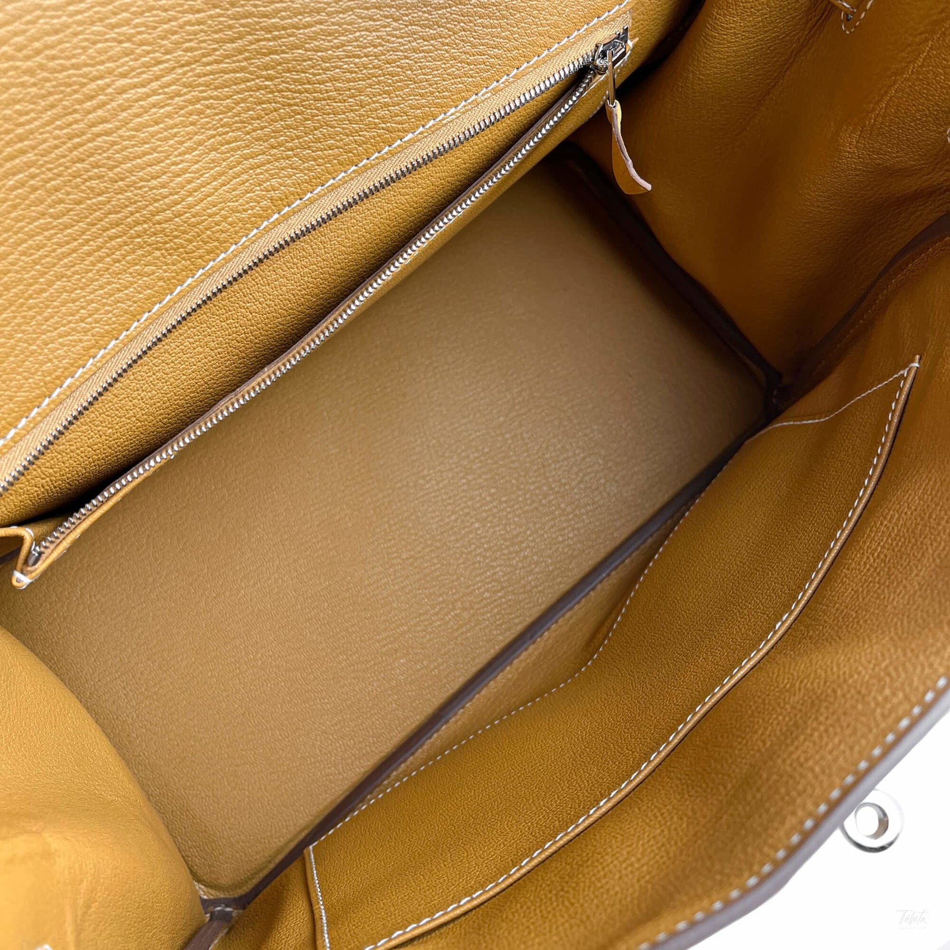 Second hand Hermes Birkin 30 Togo Leather Top - Handle Bag Natural Sable - Tabita Bags