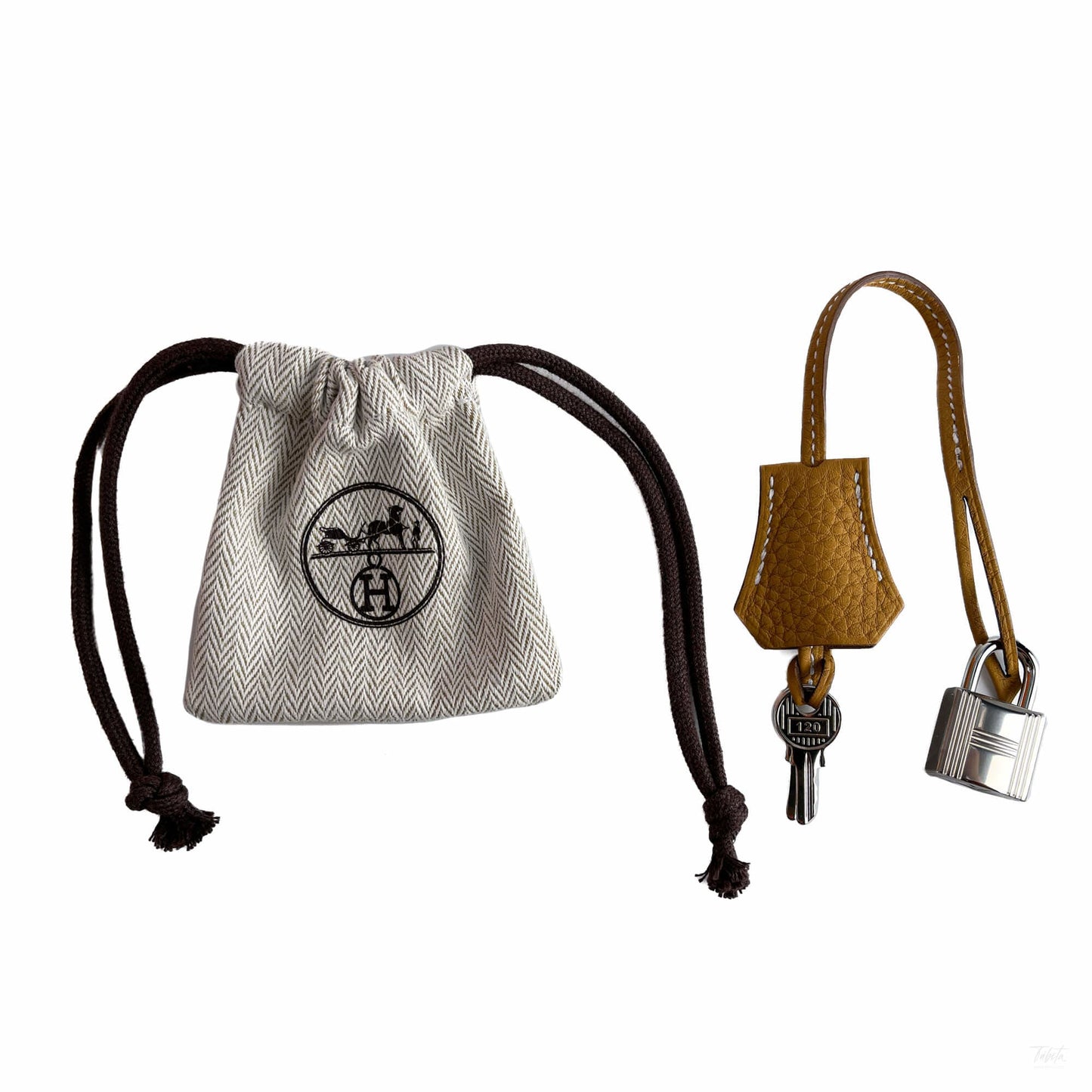 Second hand Hermes Birkin 30 Togo Leather Top - Handle Bag Natural Sable - Tabita Bags