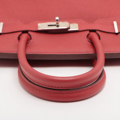 Second hand Hermes Birkin 30 Togo Leather Top-handle Bag Rouge Garance - Tabita Bags