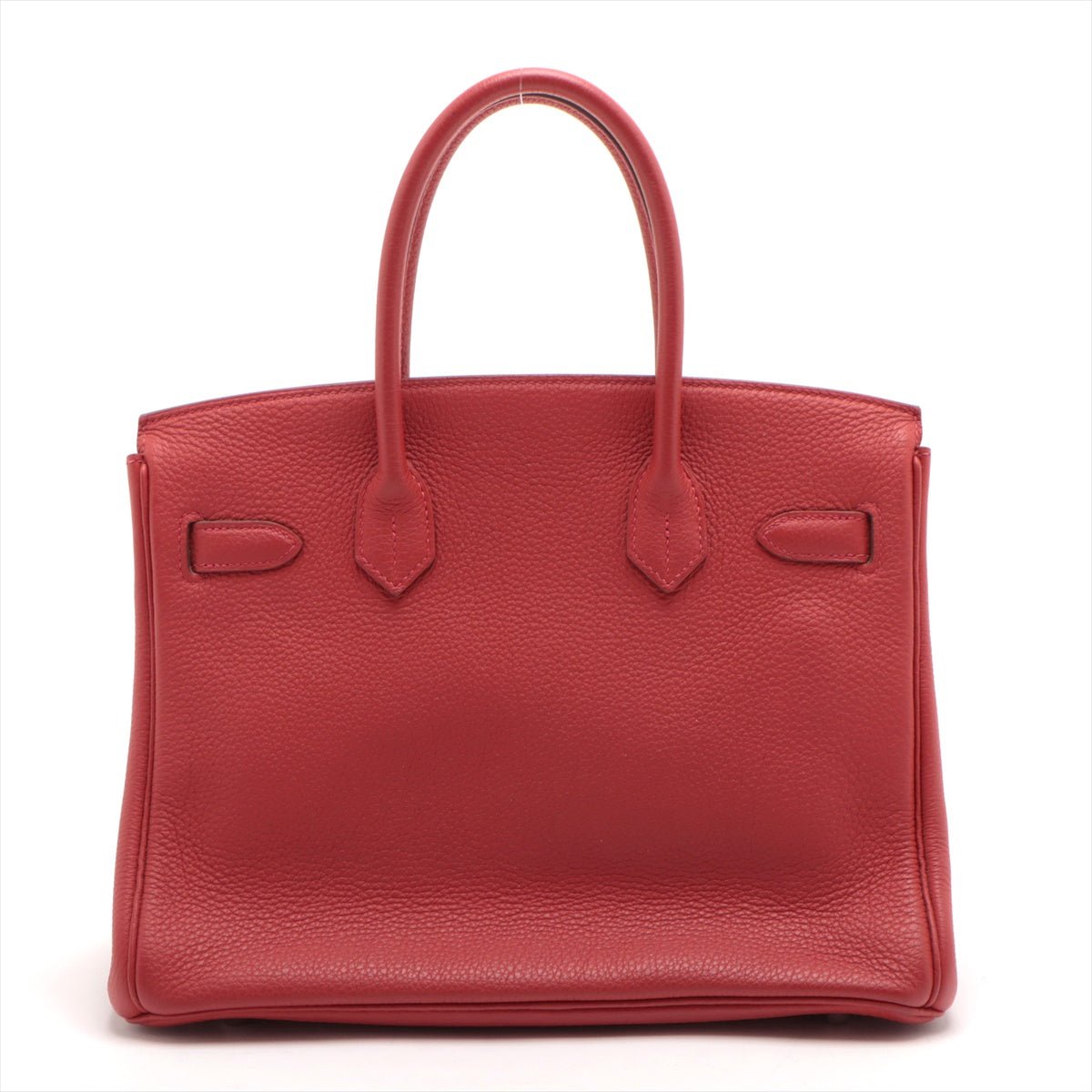 Second hand Hermes Birkin 30 Togo Leather Top-handle Bag Rouge Garance - Tabita Bags