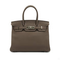 Second hand Hermes Birkin 30 Togo Leather Top-handle Bag Taupe - Tabita Bags