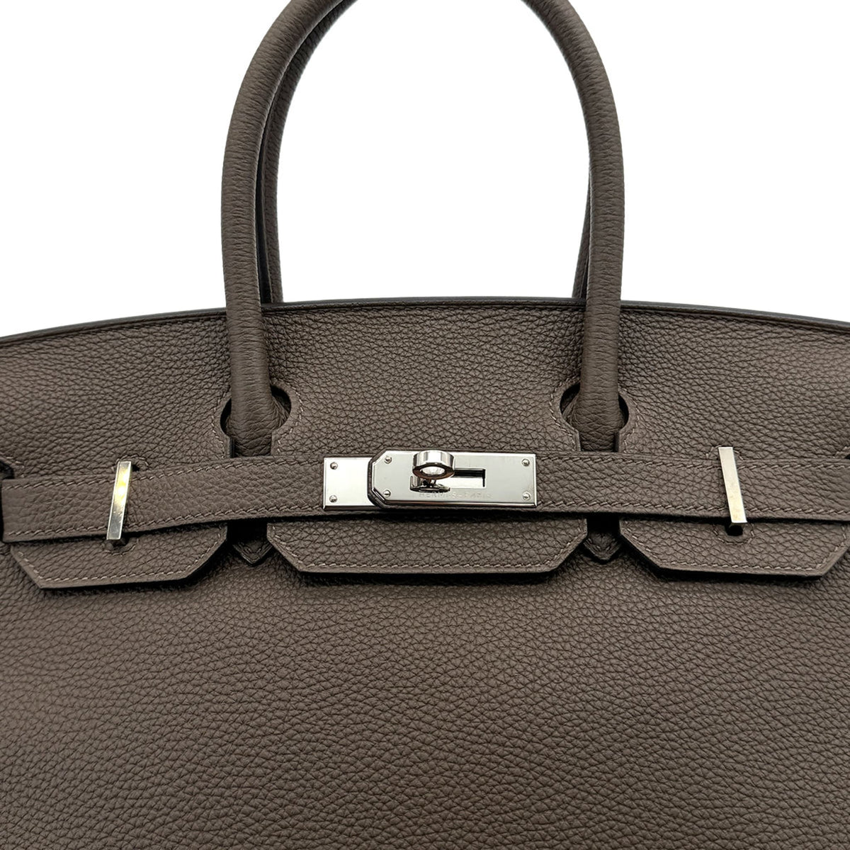 Second hand Hermes Birkin 30 Togo Leather Top-handle Bag Taupe - Tabita Bags