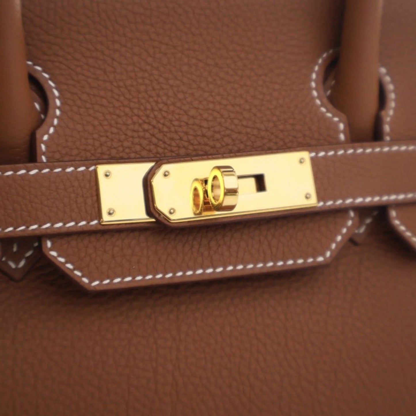 Second hand Hermes Birkin 30 Togo Leather Top - Handle Handbag Gold - Tabita Bags