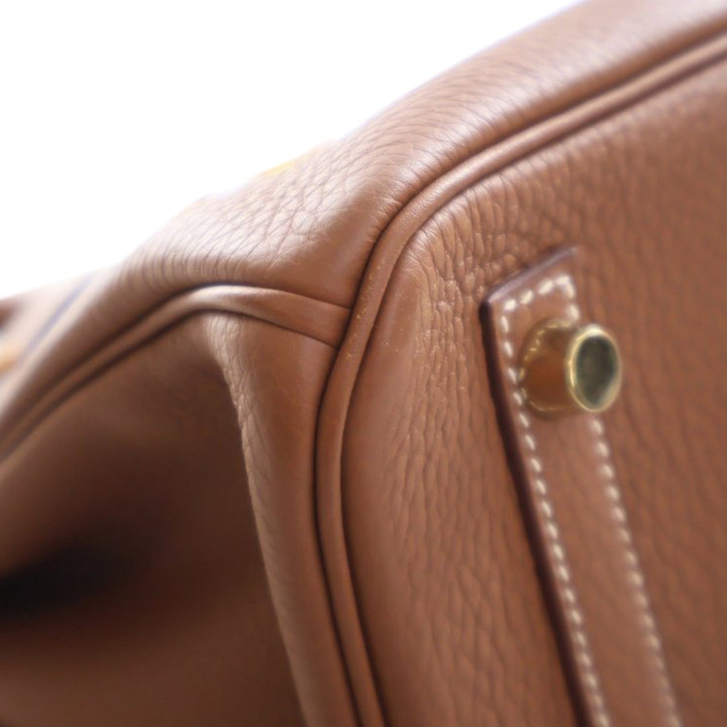 Second hand Hermes Birkin 30 Togo Leather Top - Handle Handbag Gold - Tabita Bags