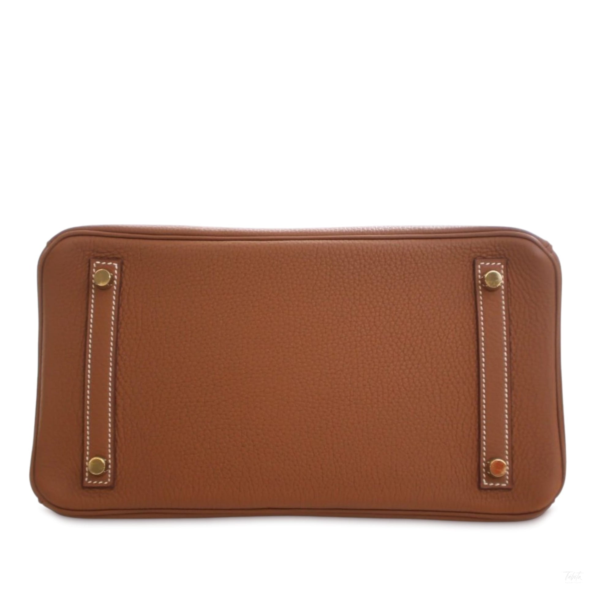 Second hand Hermes Birkin 30 Togo Leather Top - Handle Handbag Gold - Tabita Bags