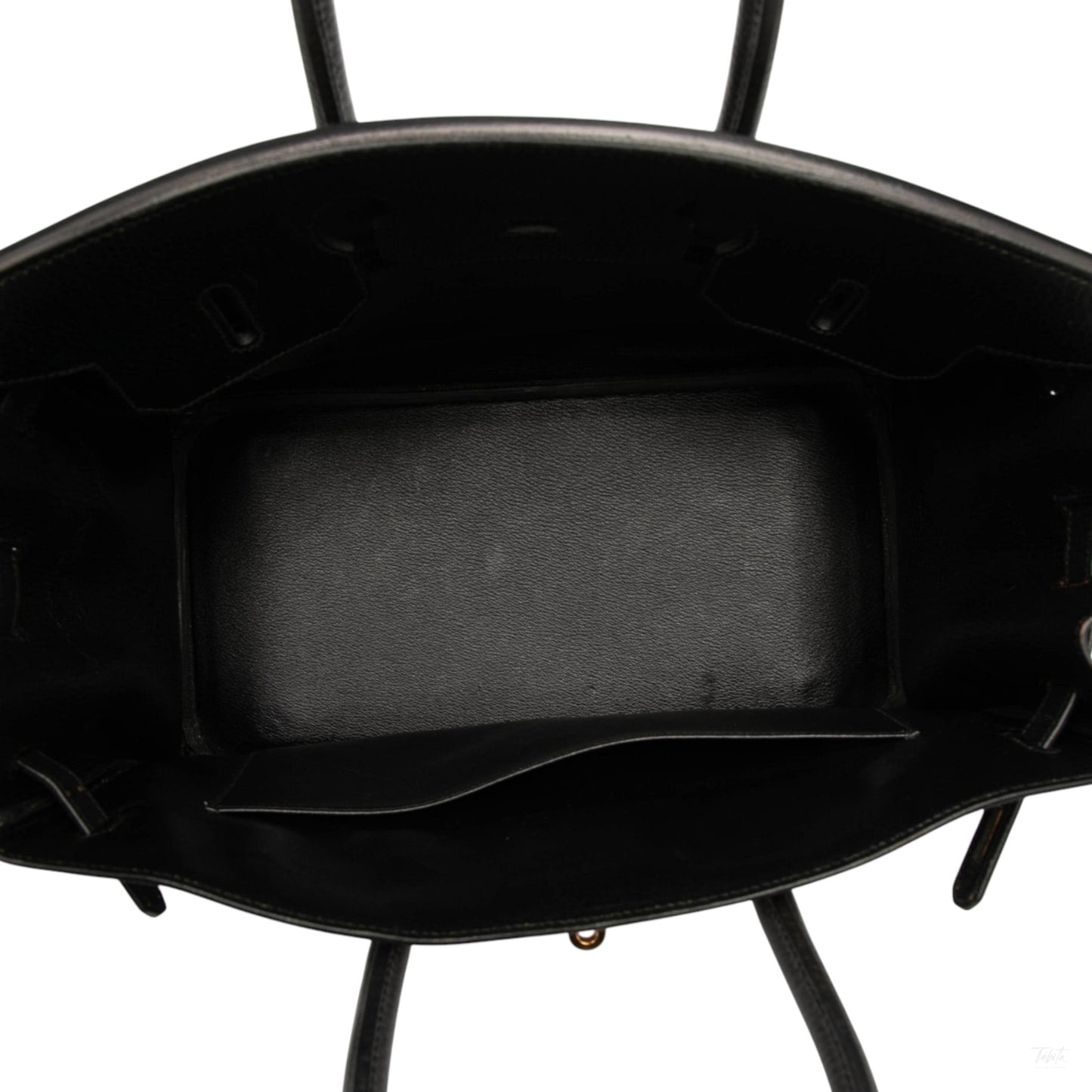 Second hand Hermes Birkin 35 Ardennes Leather Top - handle Handbag Noir - Tabita Bags