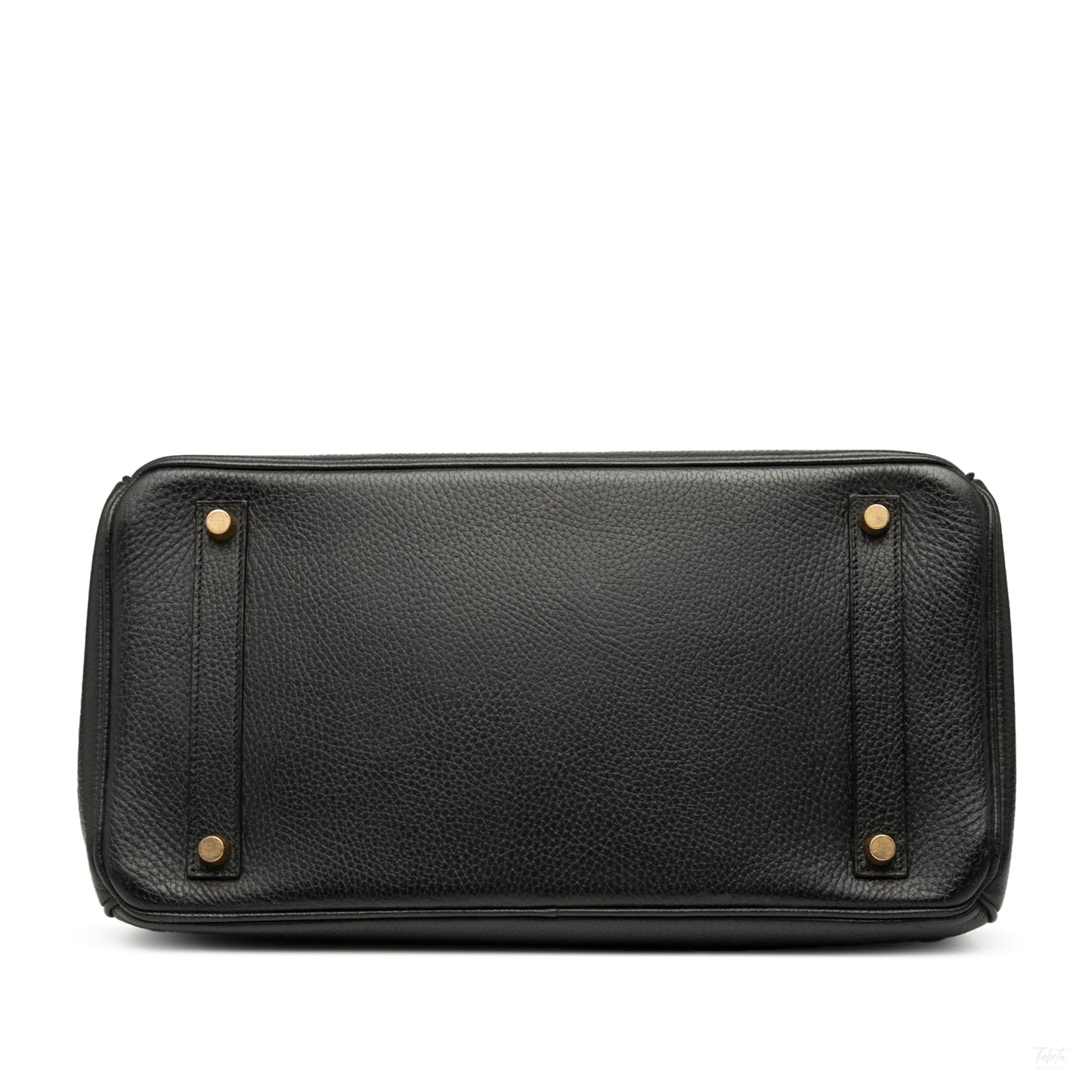 Second hand Hermes Birkin 35 Ardennes Leather Top - handle Handbag Noir - Tabita Bags