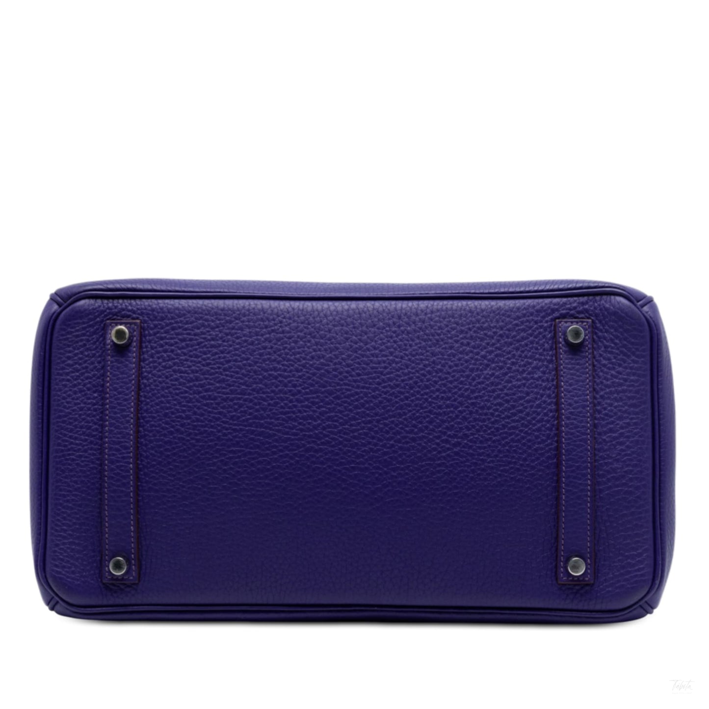 Second hand Hermes Birkin 35 Taurillon Clemence Leather Top - handle Handbag Iris - Tabita Bags