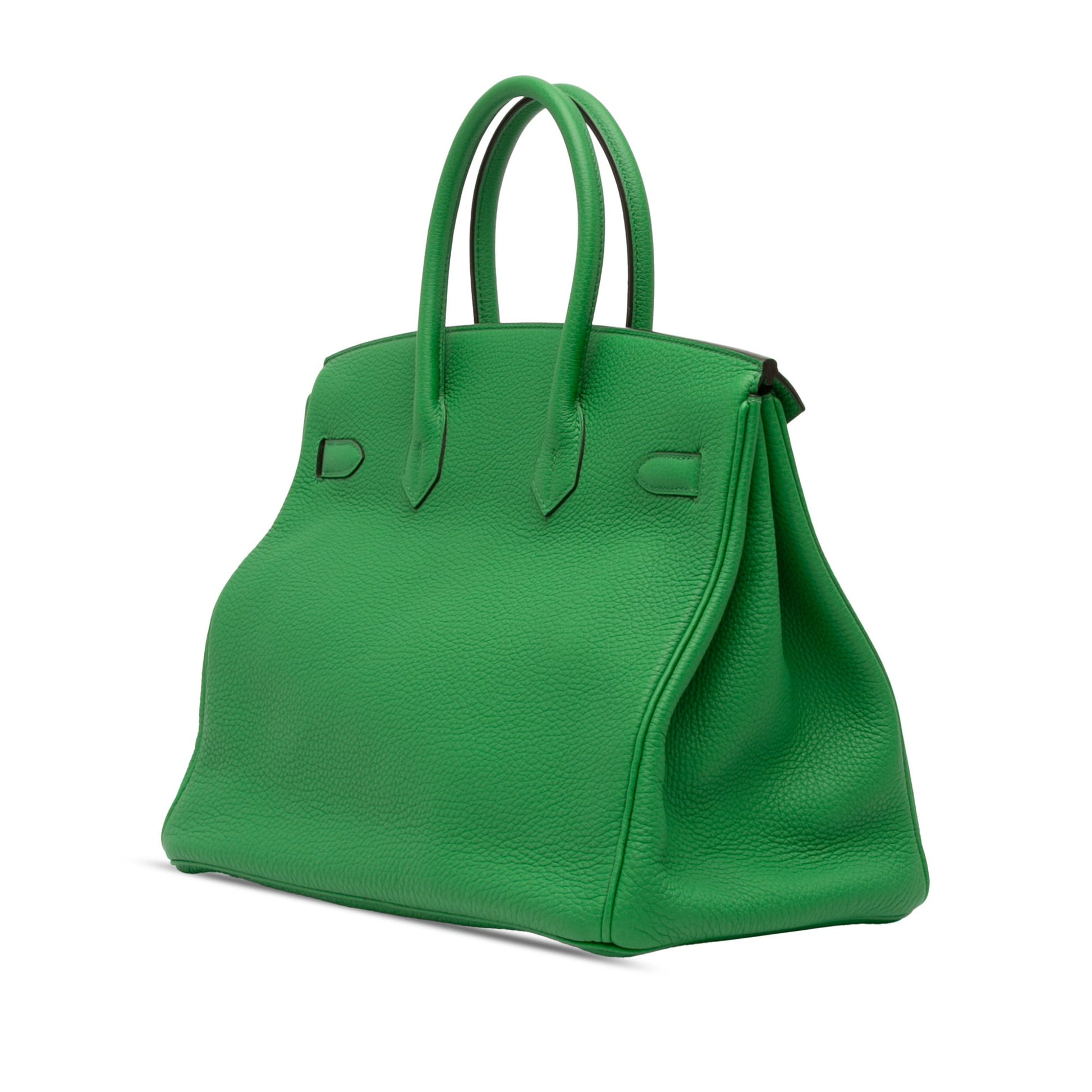 Second hand Hermes Birkin 35 Togo Leather Top - handle Bag Bambou - Tabita Bags