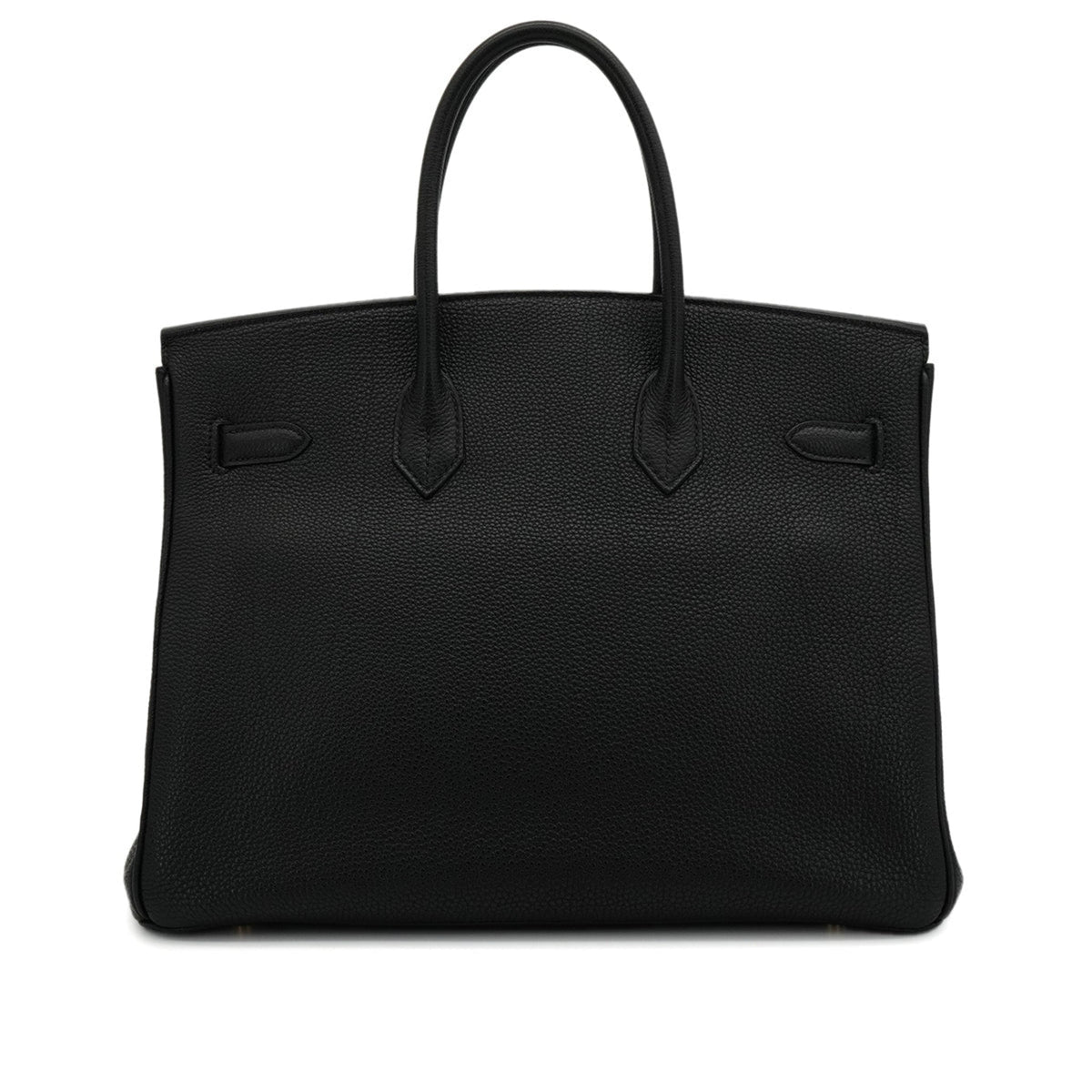 Second hand Hermes Birkin 35 Togo Leather Top-handle Bag Black - Tabita Bags