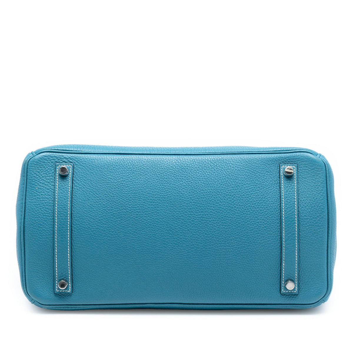 Second hand Hermes Birkin 35 Togo Leather Top - handle Bag Blue Jean - Tabita Bags