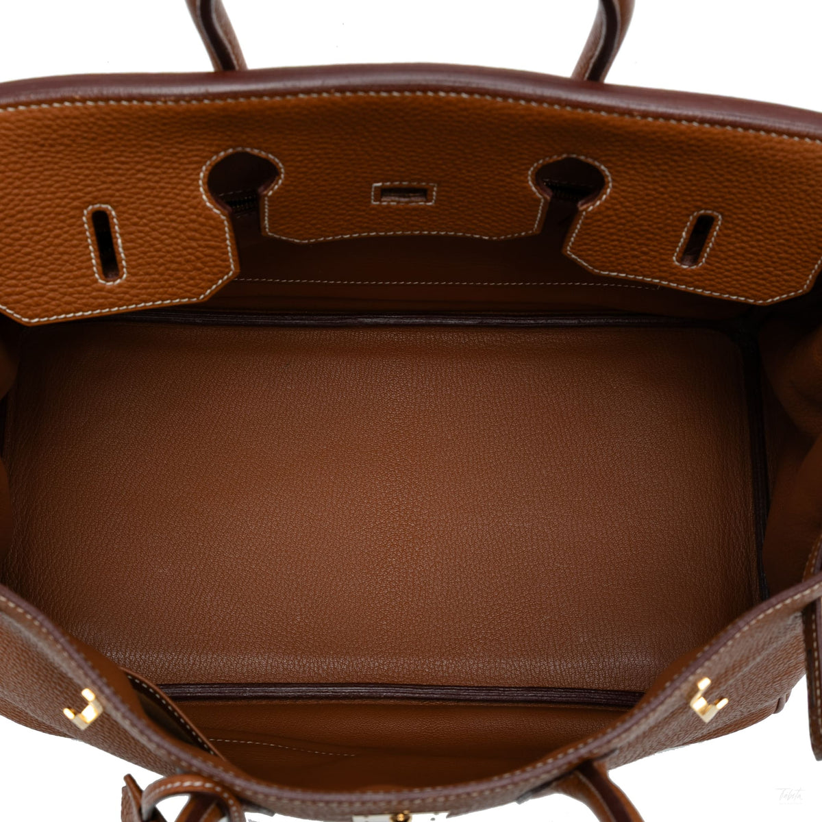 Second hand Hermes Birkin 35 Togo Leather Top - Handle Bag Gold - Tabita Bags