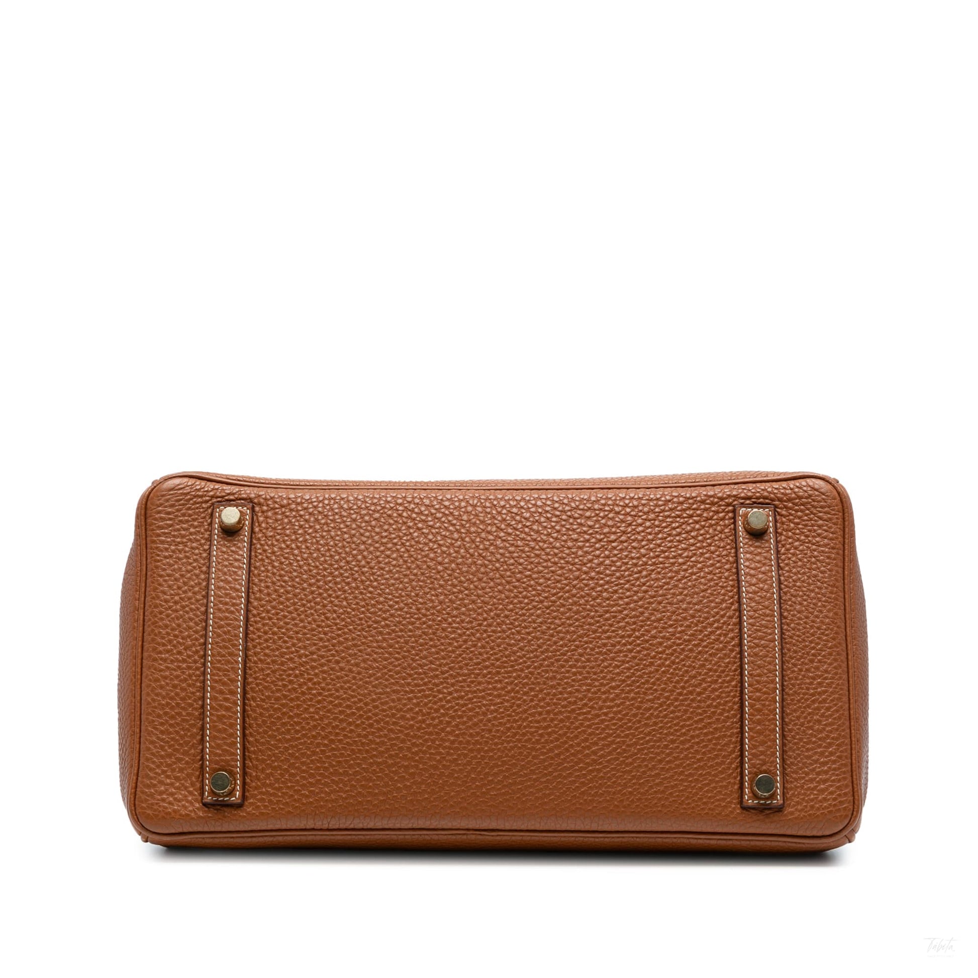 Second hand Hermes Birkin 35 Togo Leather Top - Handle Bag Gold - Tabita Bags