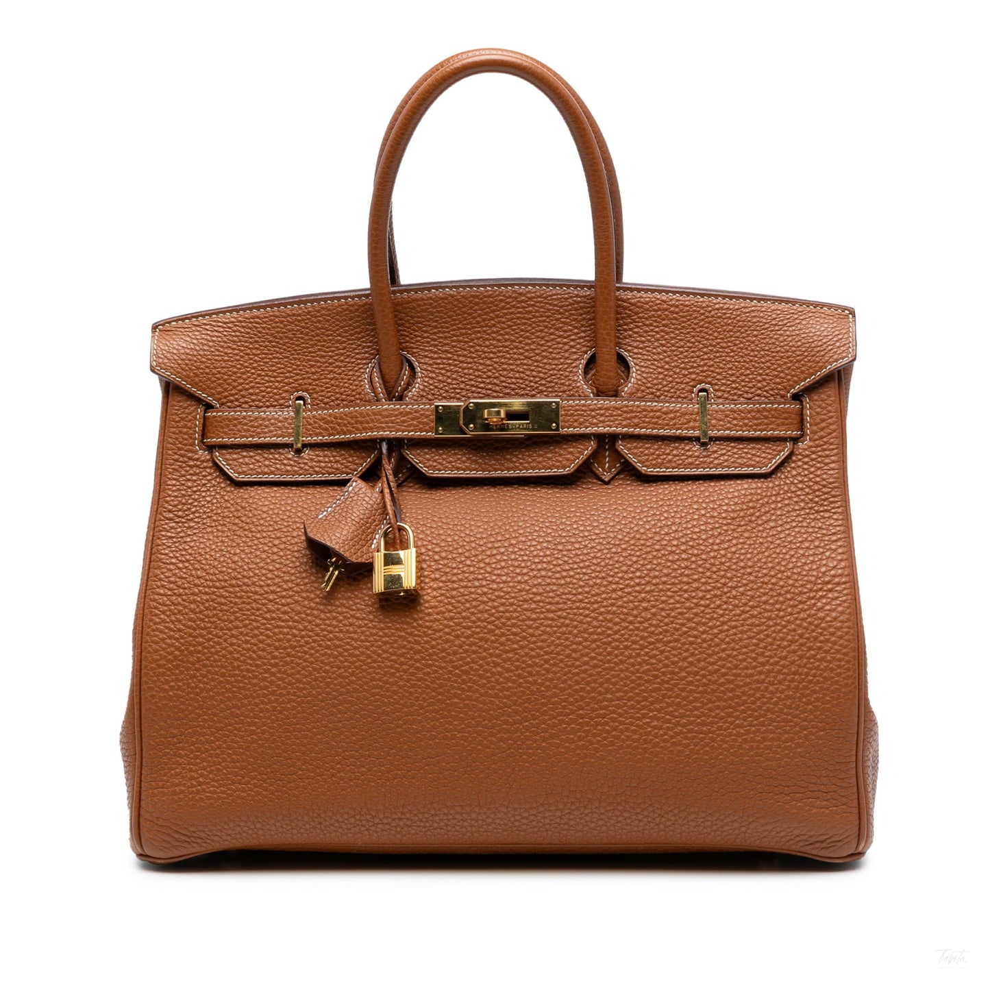 Second hand Hermes Birkin 35 Togo Leather Top - Handle Bag Gold - Tabita Bags