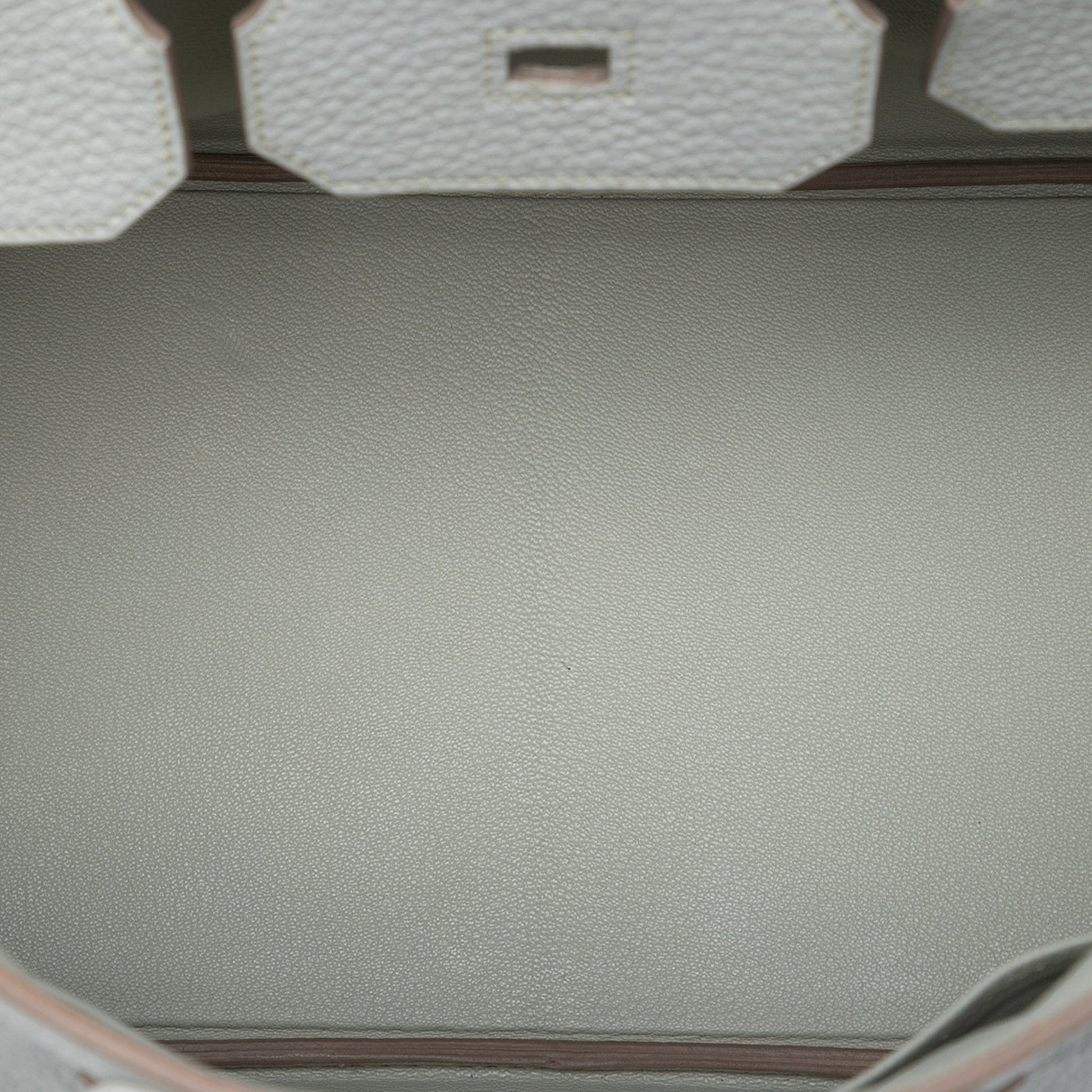 Second hand Hermes Birkin 35 Togo Leather Top - handle Bag Gris Pale - Tabita Bags