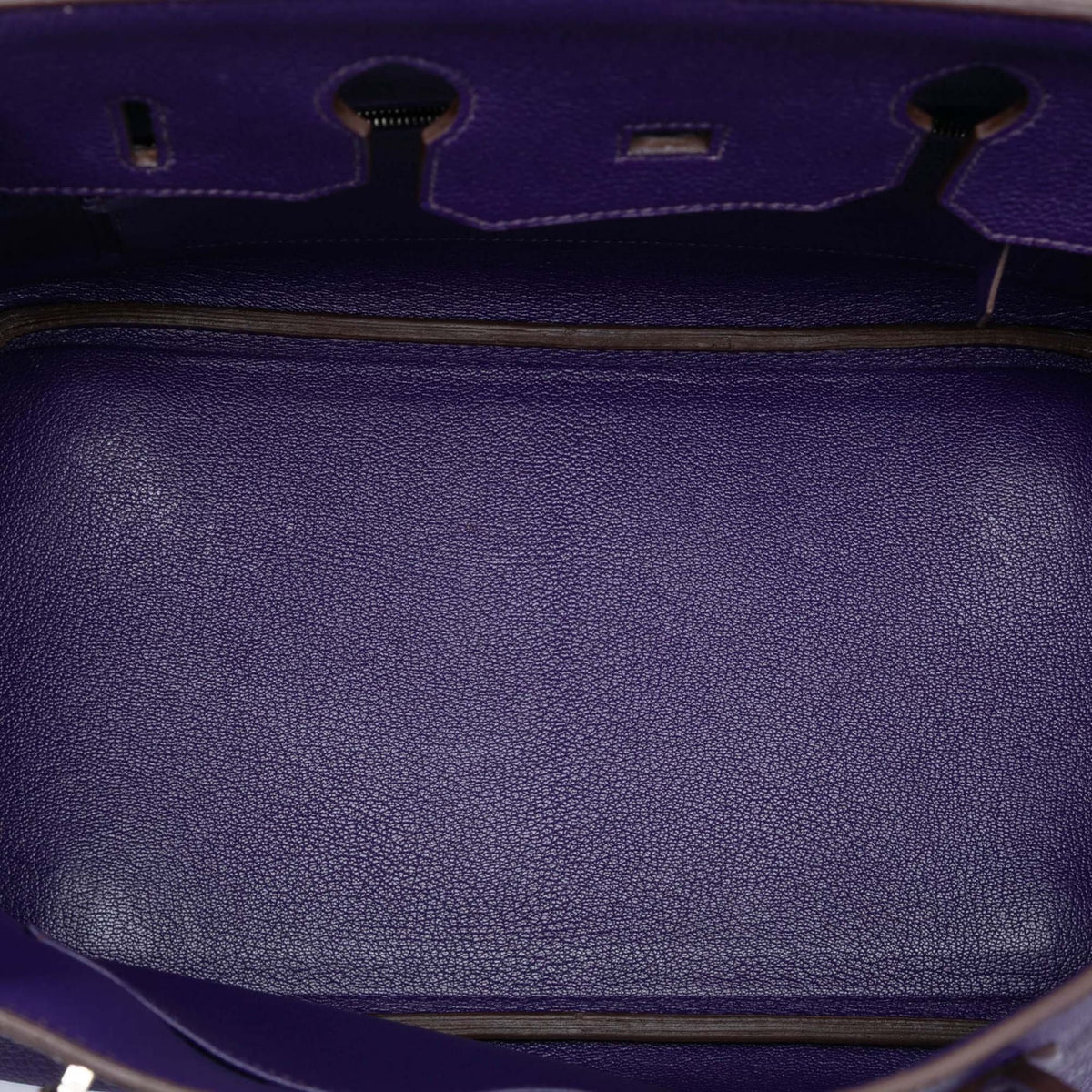 Second hand Hermes Birkin 35 Togo Leather Top - handle Bag Iris - Tabita Bags