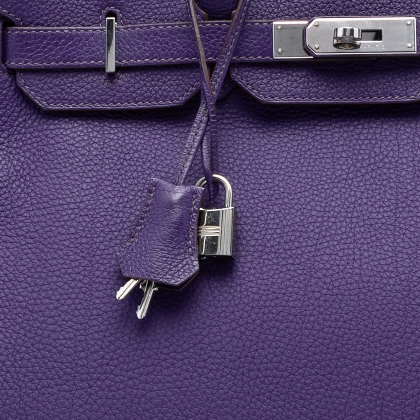 Second hand Hermes Birkin 35 Togo Leather Top - handle Bag Iris - Tabita Bags
