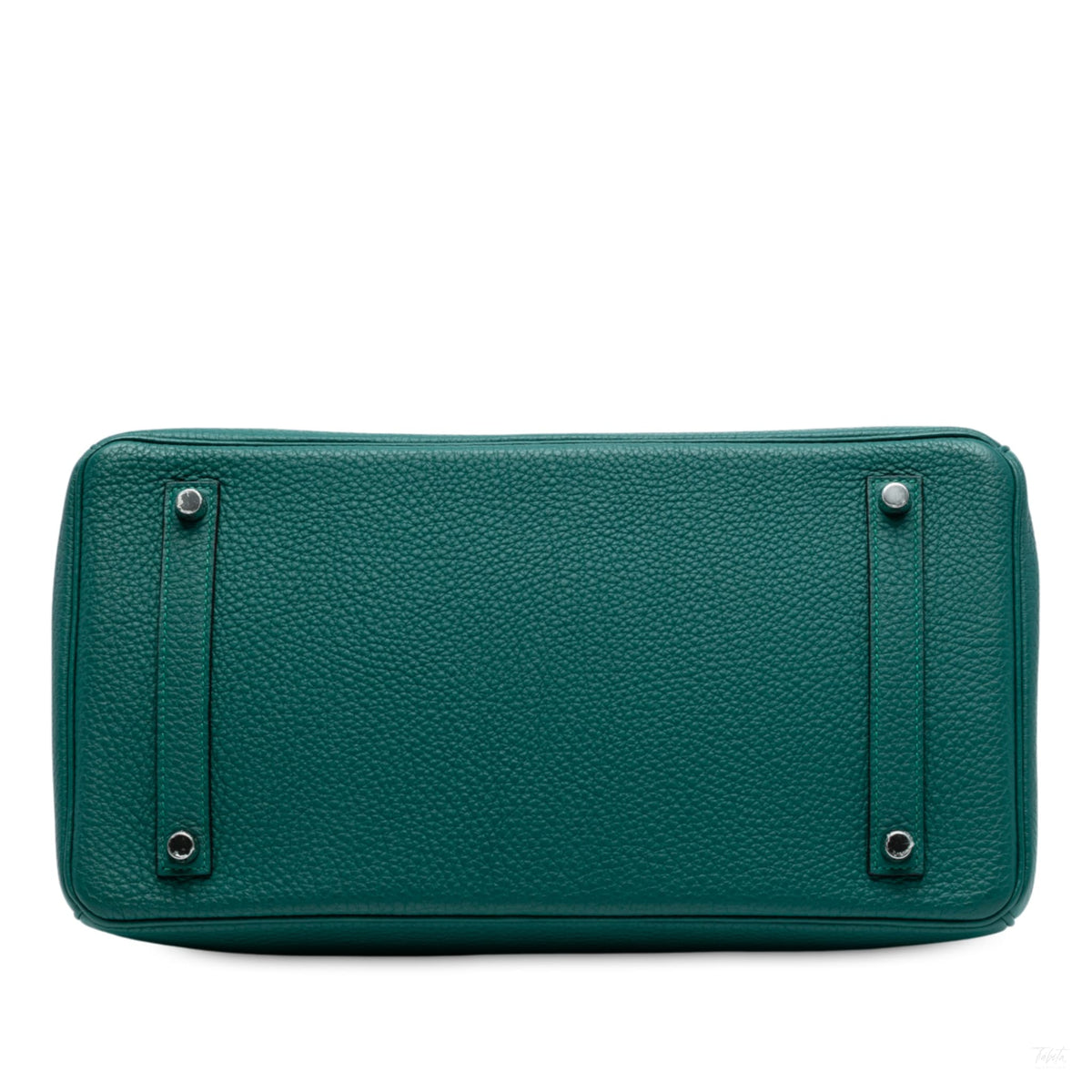 Second hand Hermes Birkin 35 Togo Leather Top - Handle Bag Malachite - Tabita Bags