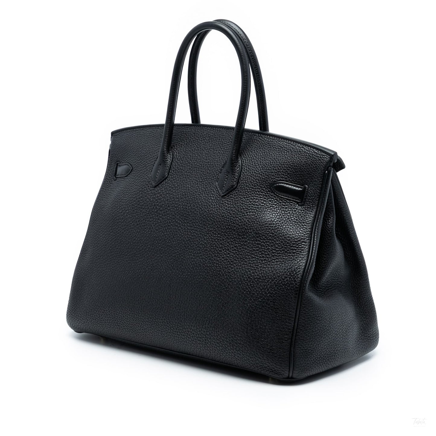 Second hand Hermes Birkin 35 Togo Leather Top - handle Bag Noir - Tabita Bags