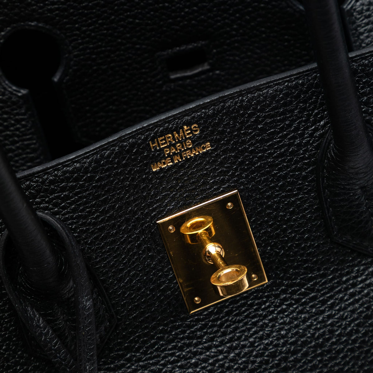 Second hand Hermes Birkin 35 Togo Leather Top - handle Bag Noir - Tabita Bags