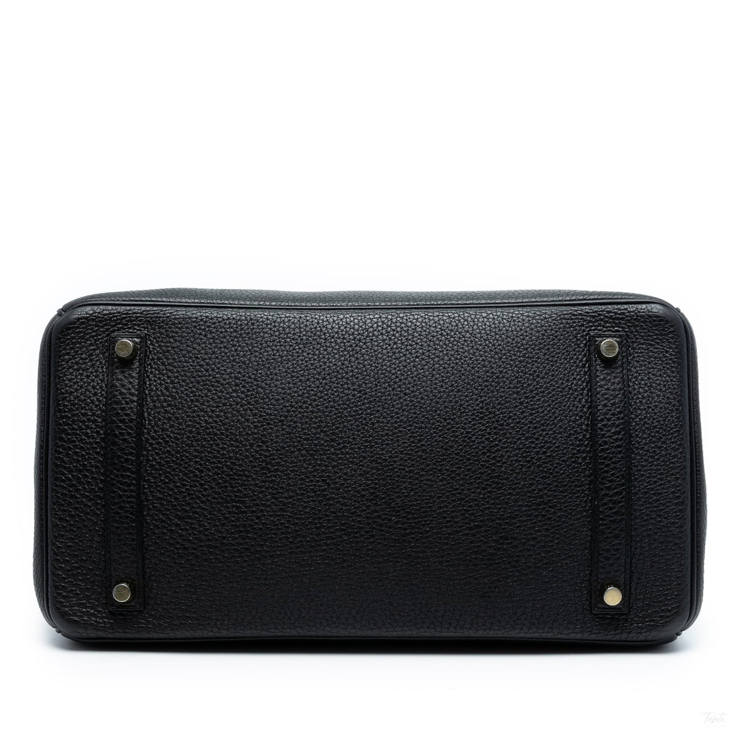 Second hand Hermes Birkin 35 Togo Leather Top - handle Bag Noir - Tabita Bags