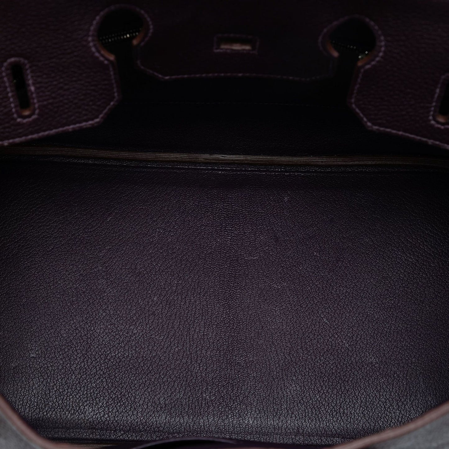 Second hand Hermes Birkin 35 Togo Leather Top - Handle Bag Raisin - Tabita Bags