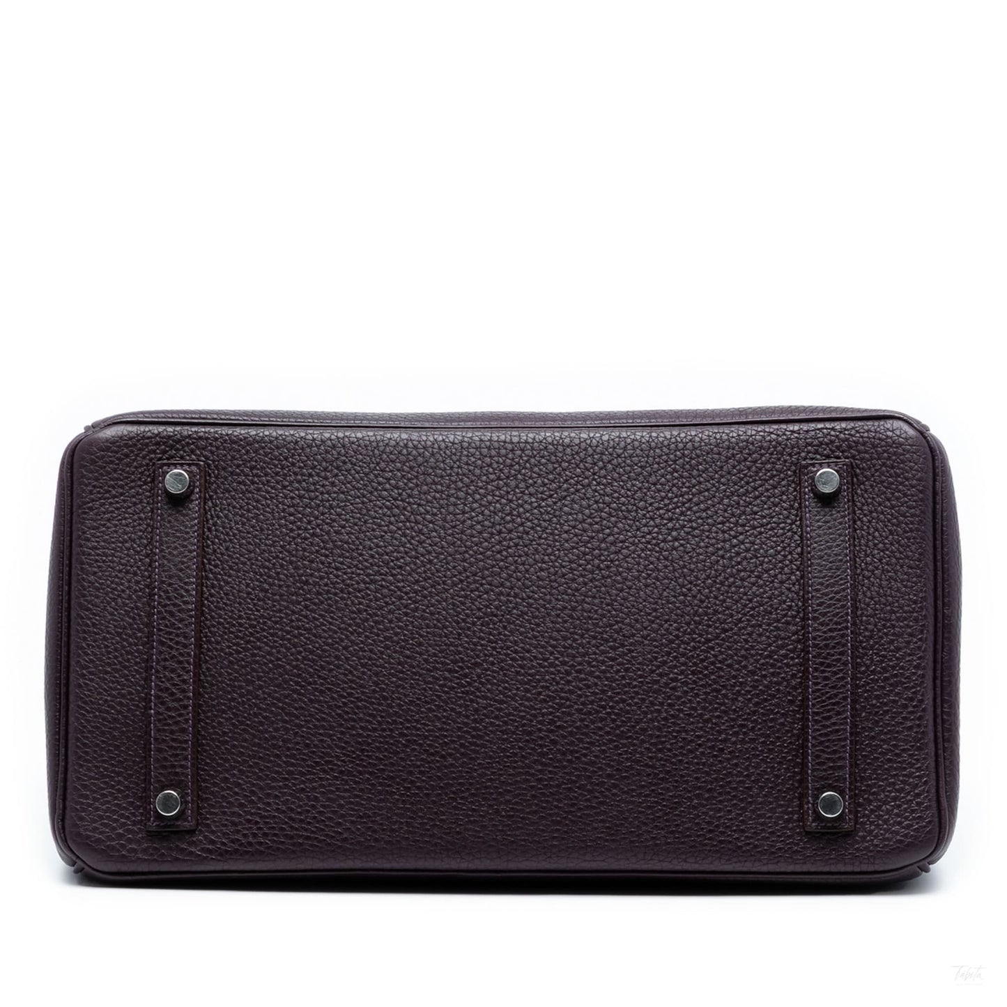 Second hand Hermes Birkin 35 Togo Leather Top - Handle Bag Raisin - Tabita Bags