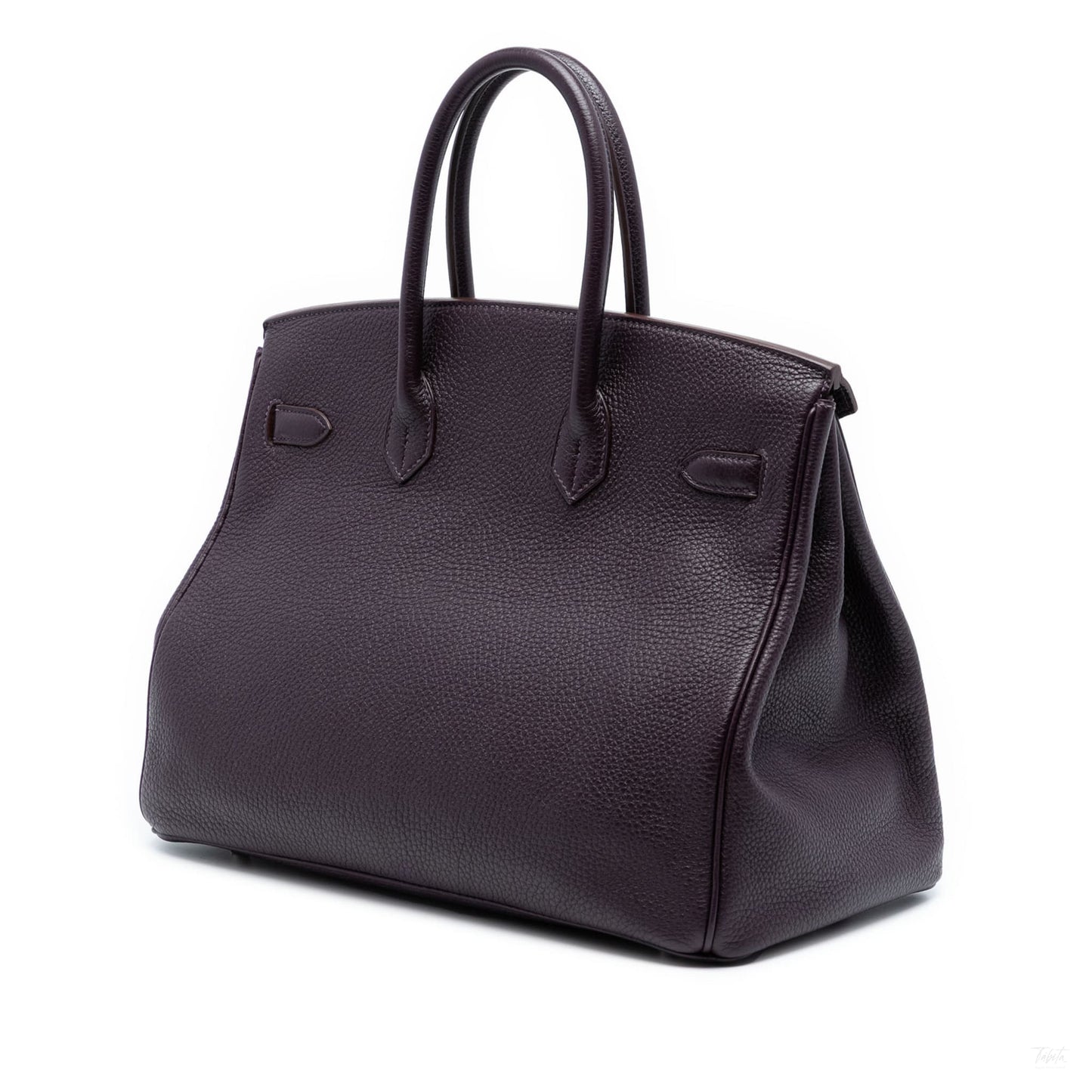 Second hand Hermes Birkin 35 Togo Leather Top - Handle Bag Raisin - Tabita Bags