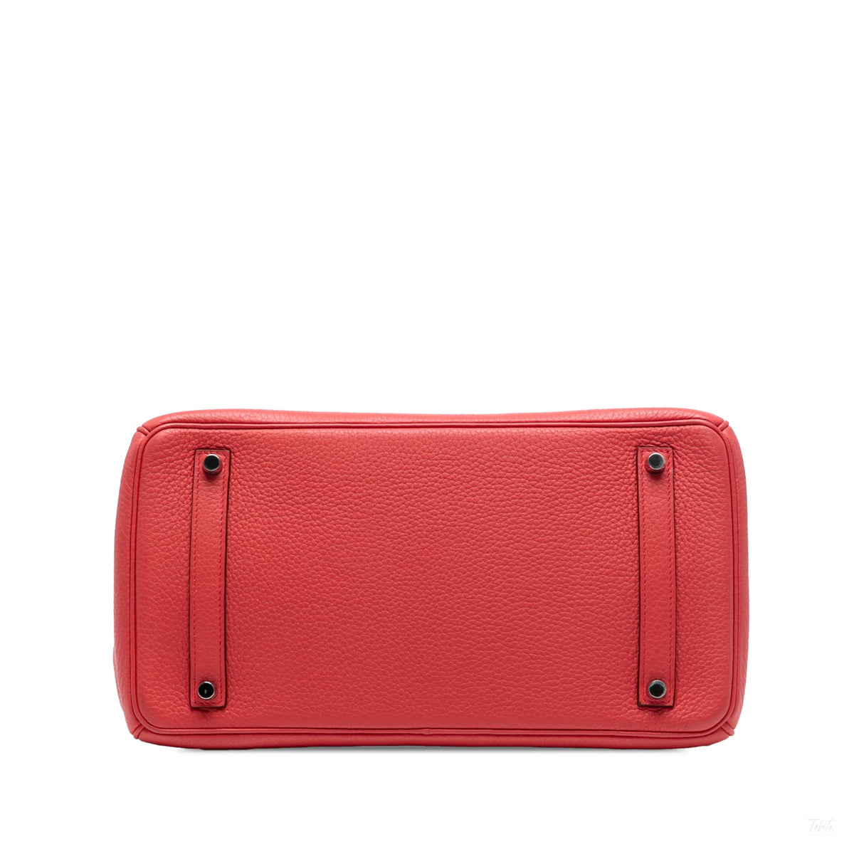 Second hand Hermes Birkin 35 Togo Leather Top - Handle Bag Rouge Casaque - Tabita Bags