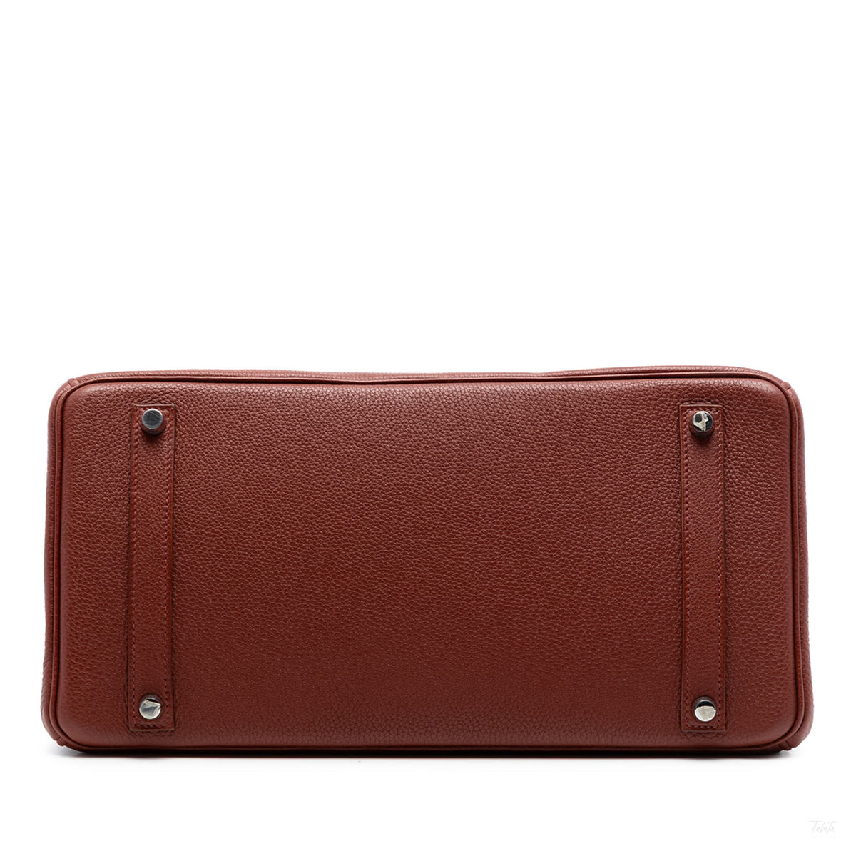 Second hand Hermes Birkin 35 Togo Leather Top - handle Bag Rouge H - Tabita Bags