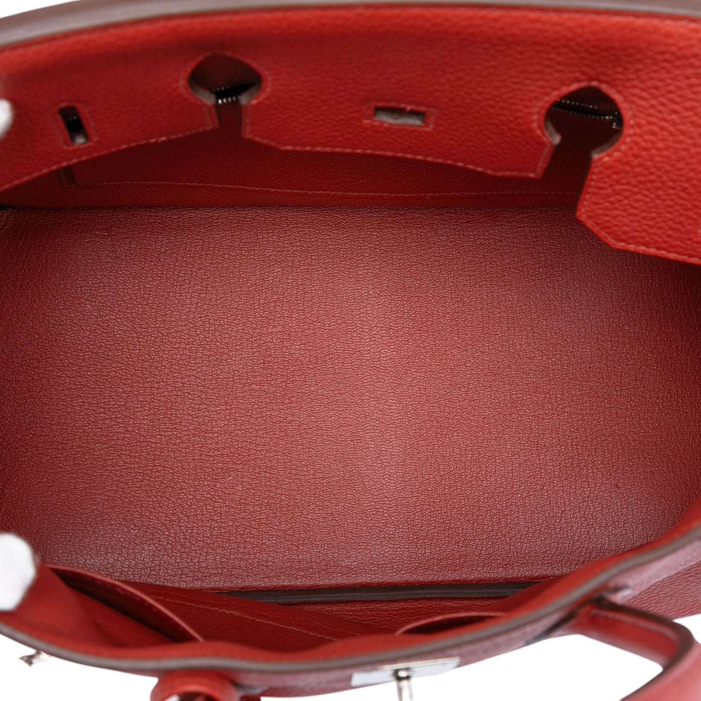 Second hand Hermes Birkin 35 Togo Leather Top - handle Bag Rouge Vif - Tabita Bags