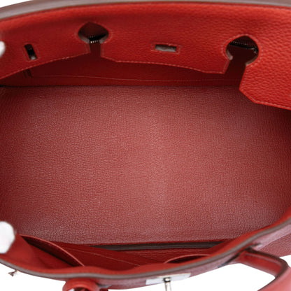 Second hand Hermes Birkin 35 Togo Leather Top - handle Bag Rouge Vif - Tabita Bags