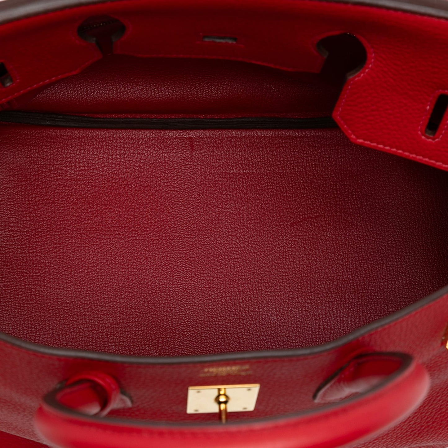 Second hand Hermes Birkin 35 Togo Leather Top - Handle Bag Rouge Vif - Tabita Bags