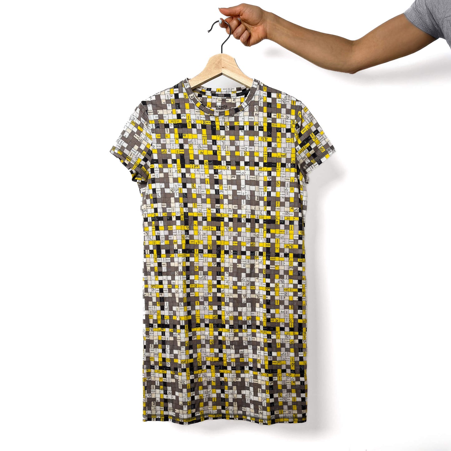 Second hand Hermes Bolduc at the Square 36 Cotton Dress 36 Bicolor - Tabita Bags