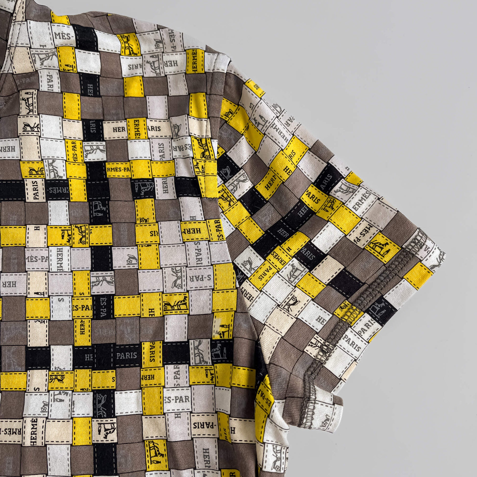 Second hand Hermes Bolduc at the Square 36 Cotton Dress 36 Bicolor - Tabita Bags