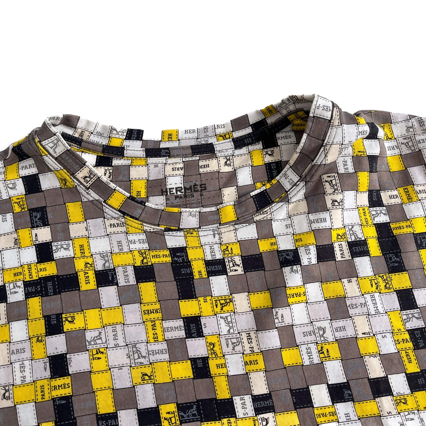 Second hand Hermes Bolduc at the Square 36 Cotton Dress 36 Bicolor - Tabita Bags