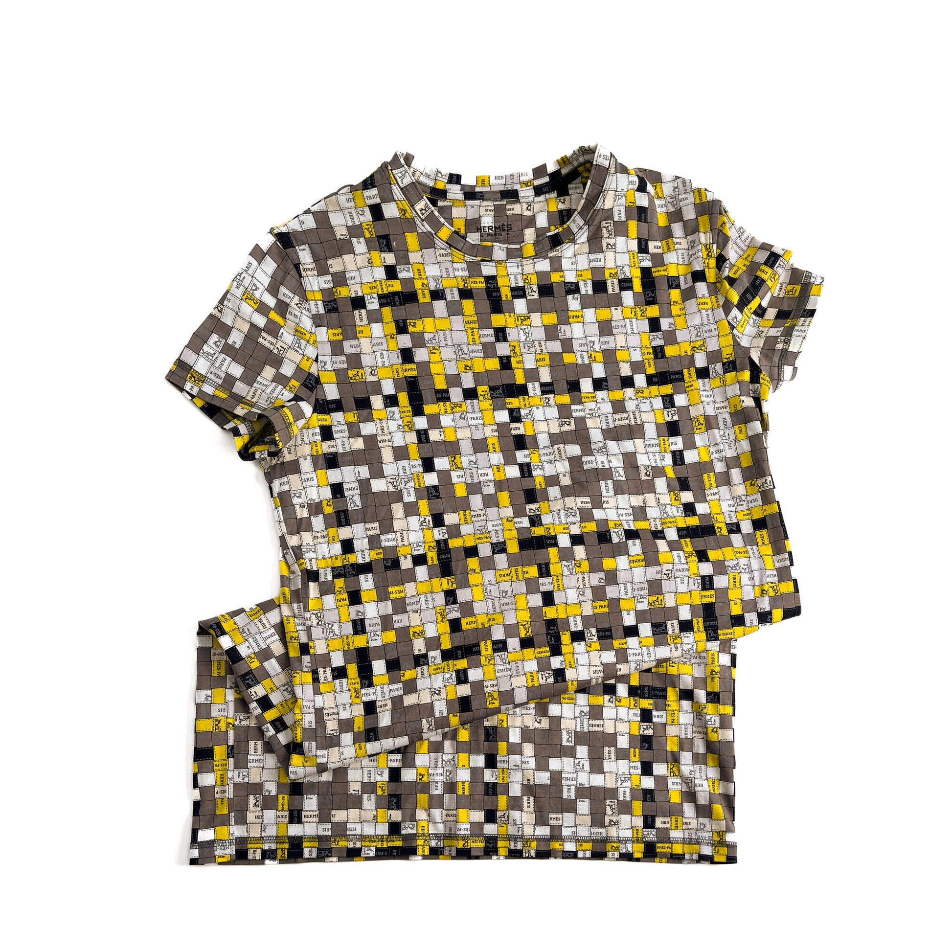 Second hand Hermes Bolduc at the Square 36 Cotton Dress 36 Bicolor - Tabita Bags