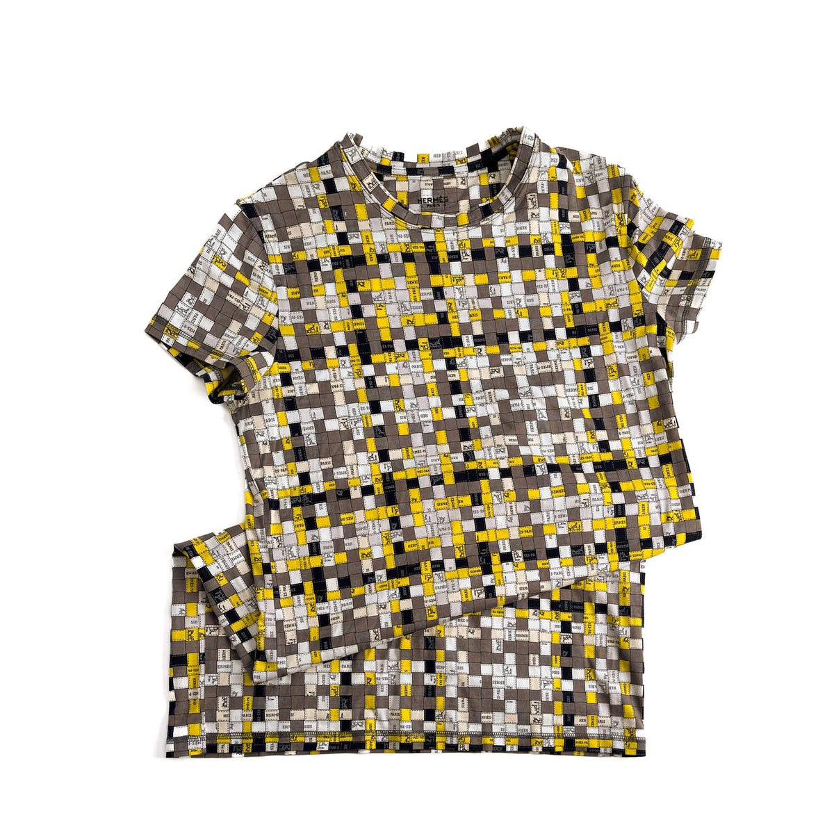 Second hand Hermes Bolduc at the Square 36 Cotton Dress 36 Bicolor - Tabita Bags