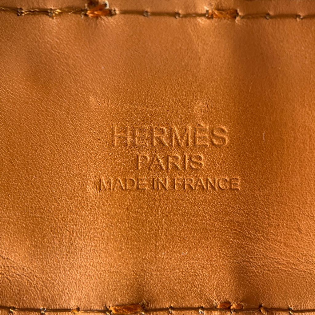 Second hand Hermes Collier de Chien 50 Leather Wide Belt 65 Black - Tabita Bags